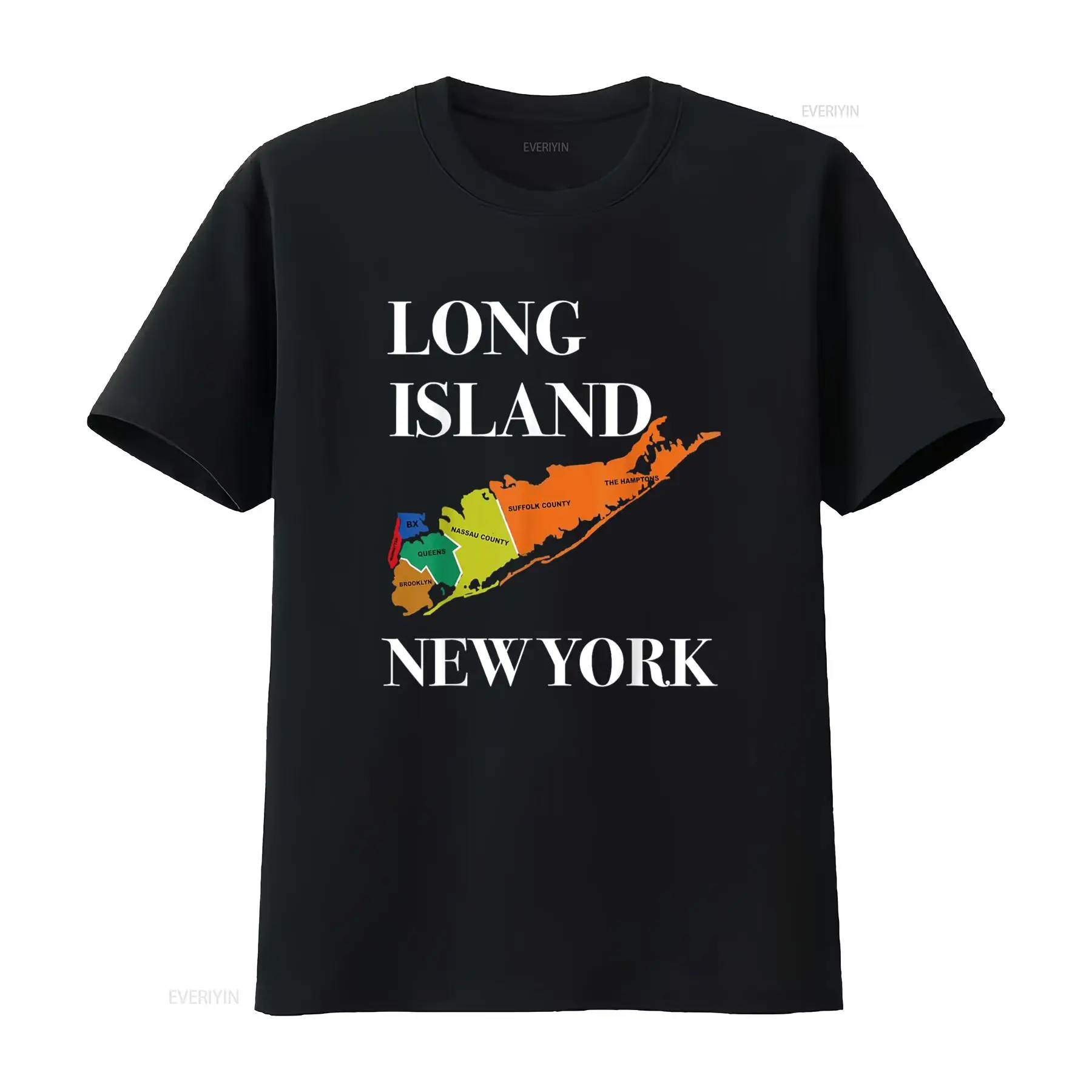 Vintage Fashion Nyc - Camiseta de recuerdo Long Island NY,