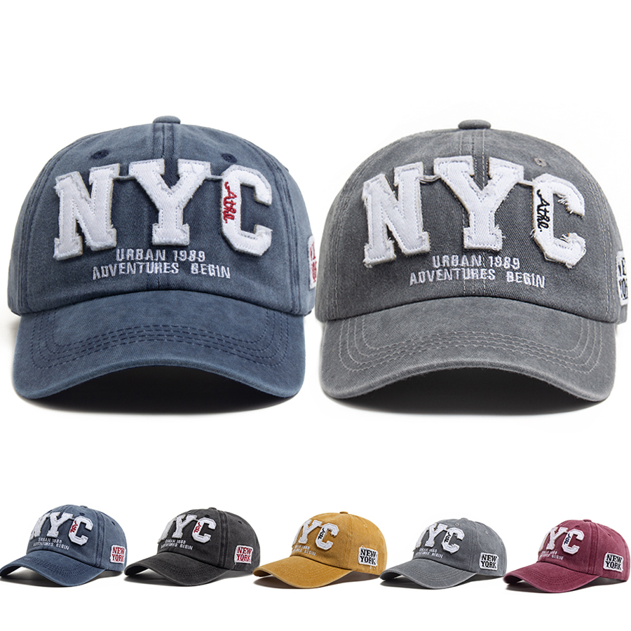Vintage Fashion Nyc - Gorra de béisbol vintage de algodón