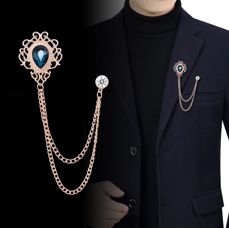 Vintage Fashion Mens - Nueva cadena de borla Vintage, Pin