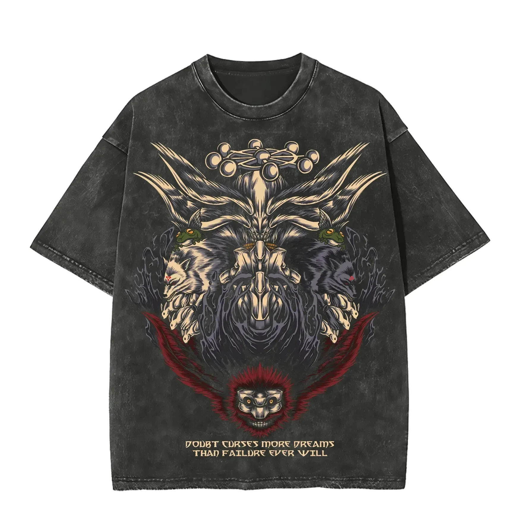 Vintage Fashion Wheel - Camiseta Mahoraga Wheel Jujutsu Kaisen Divine