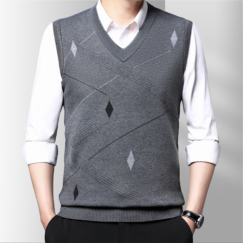 Vintage Fashion Korea - Primavera nuevo Casual sólido Jacquard sin