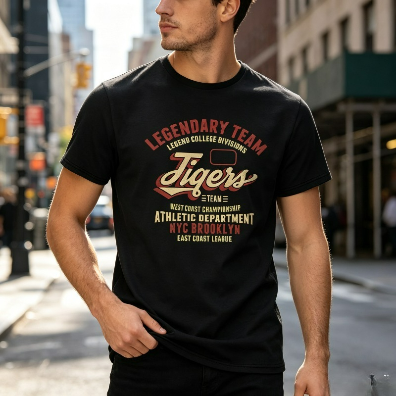 Vintage Fashion Nyc - Camiseta de estilo urbano para hombre,