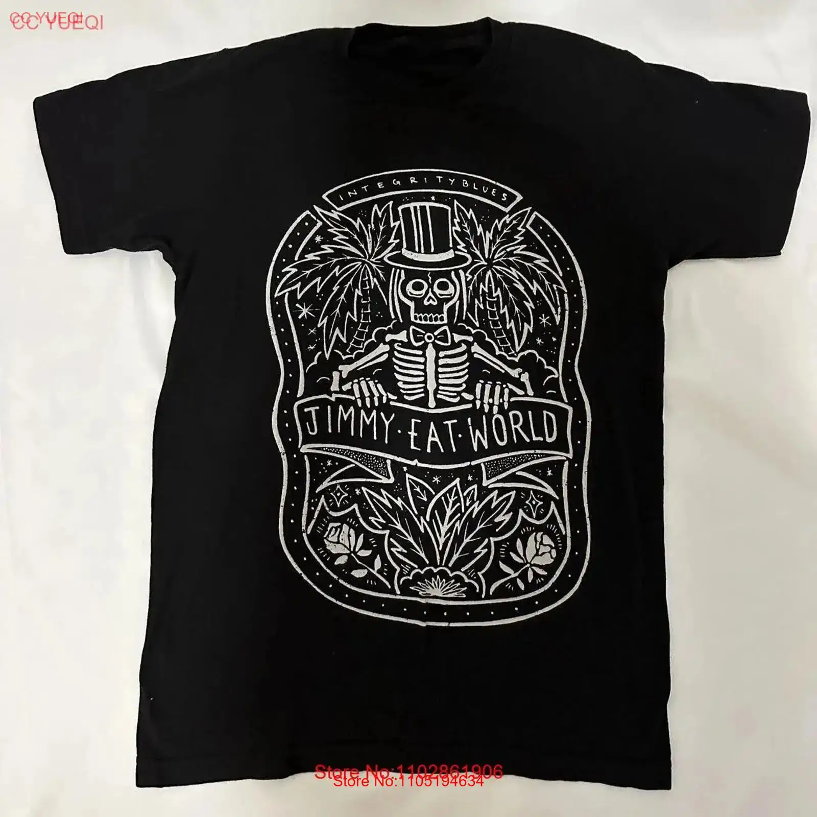 Vintage Fashion World - Jimmy Eat World Band Color negro