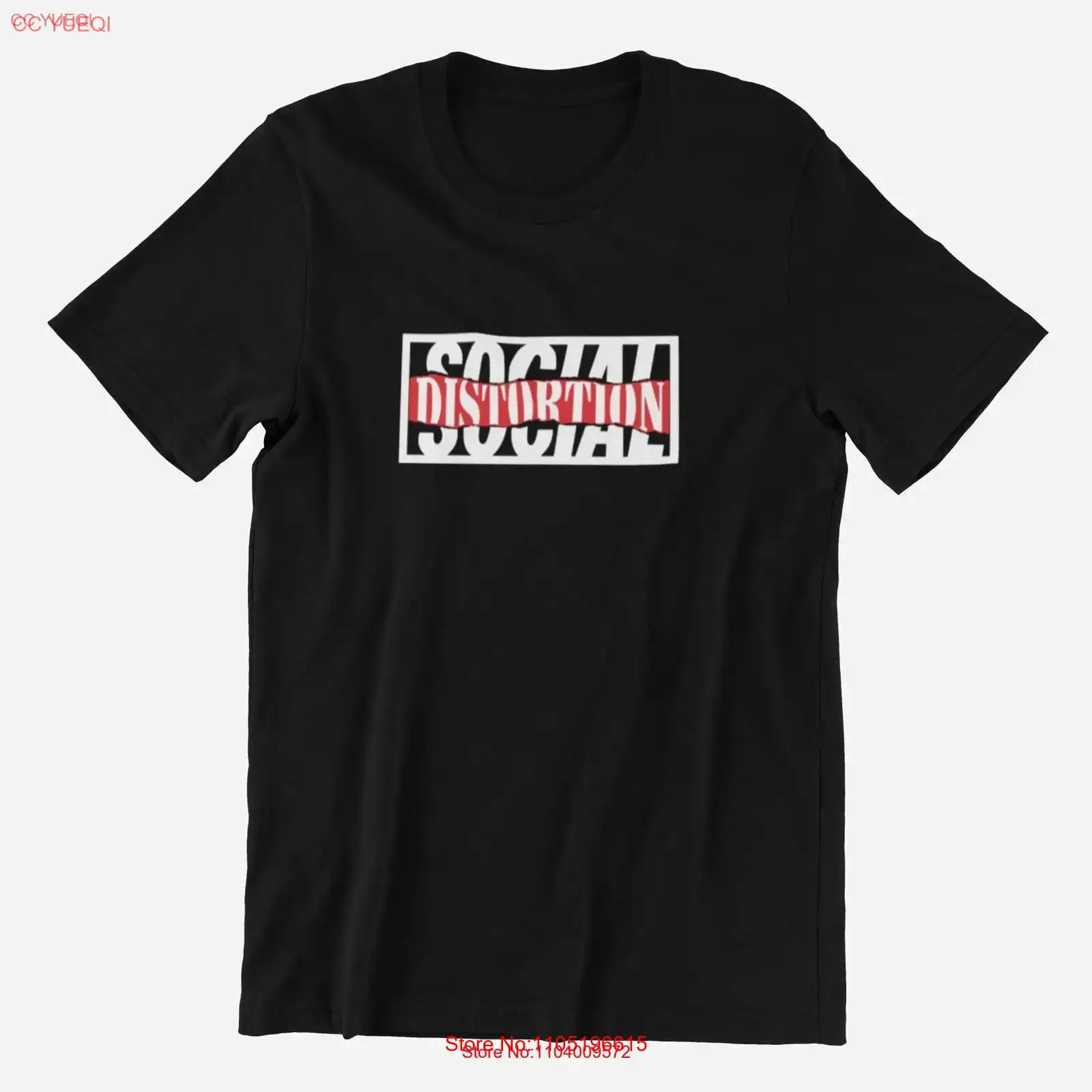 Vintage Fashion Knitwear - Camiseta Punk de distorsión Social, Top