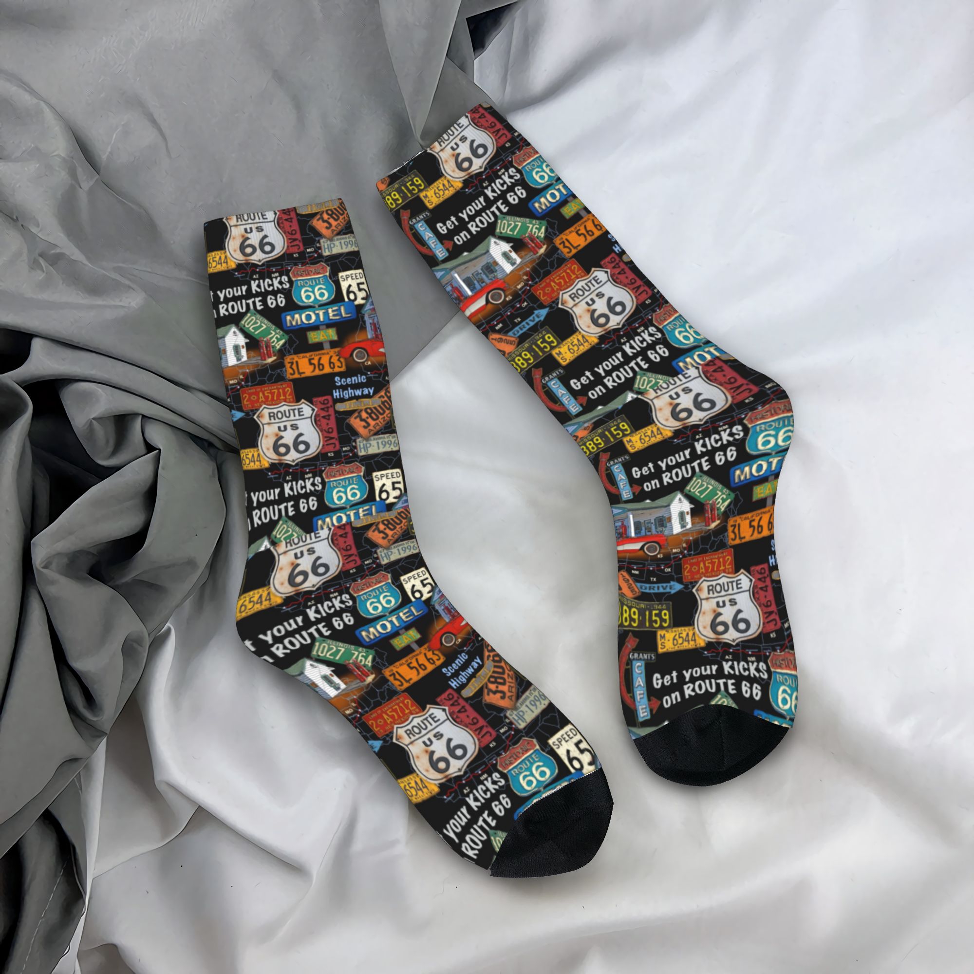 Vintage Fashion Mens - Calcetines Deportivos Personalizados con Diseño Vintage