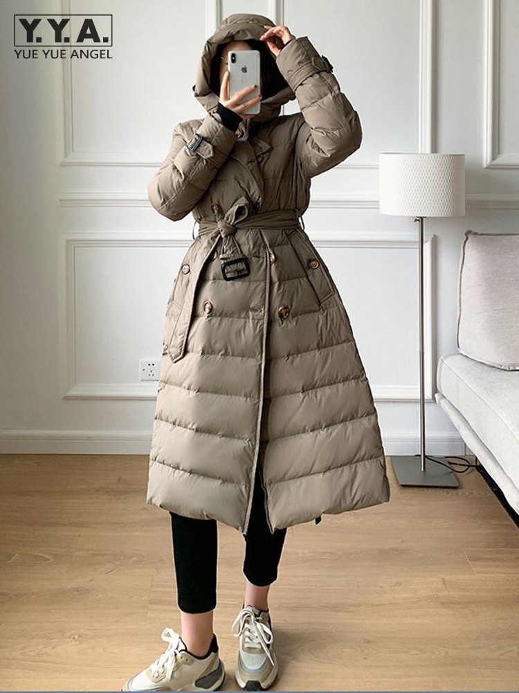 Vintage Windbreaker Nylon - Chaqueta larga cortavientos de invierno para