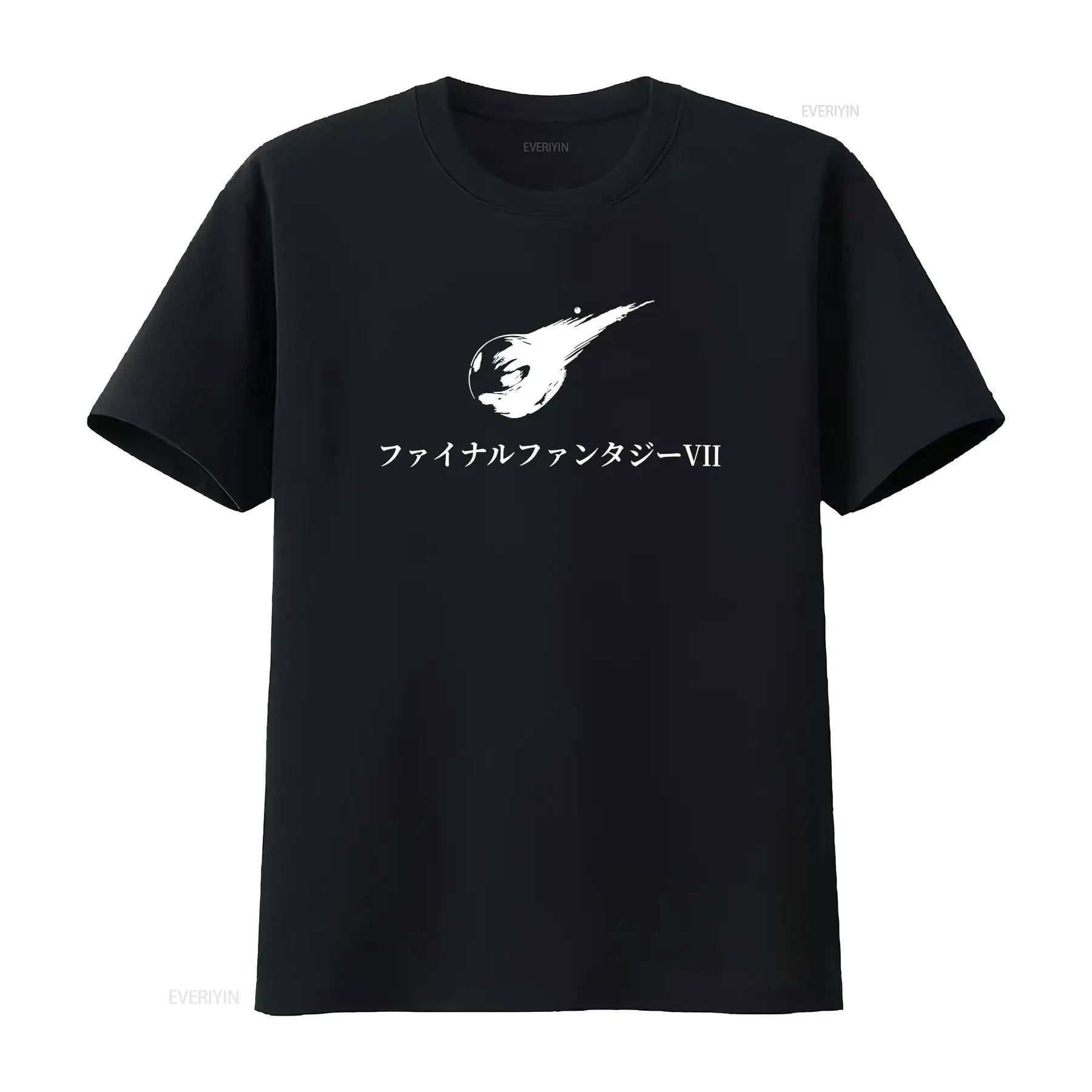 Vintage Fashion Knitwear - Camiseta FF7 JP con título, ropa