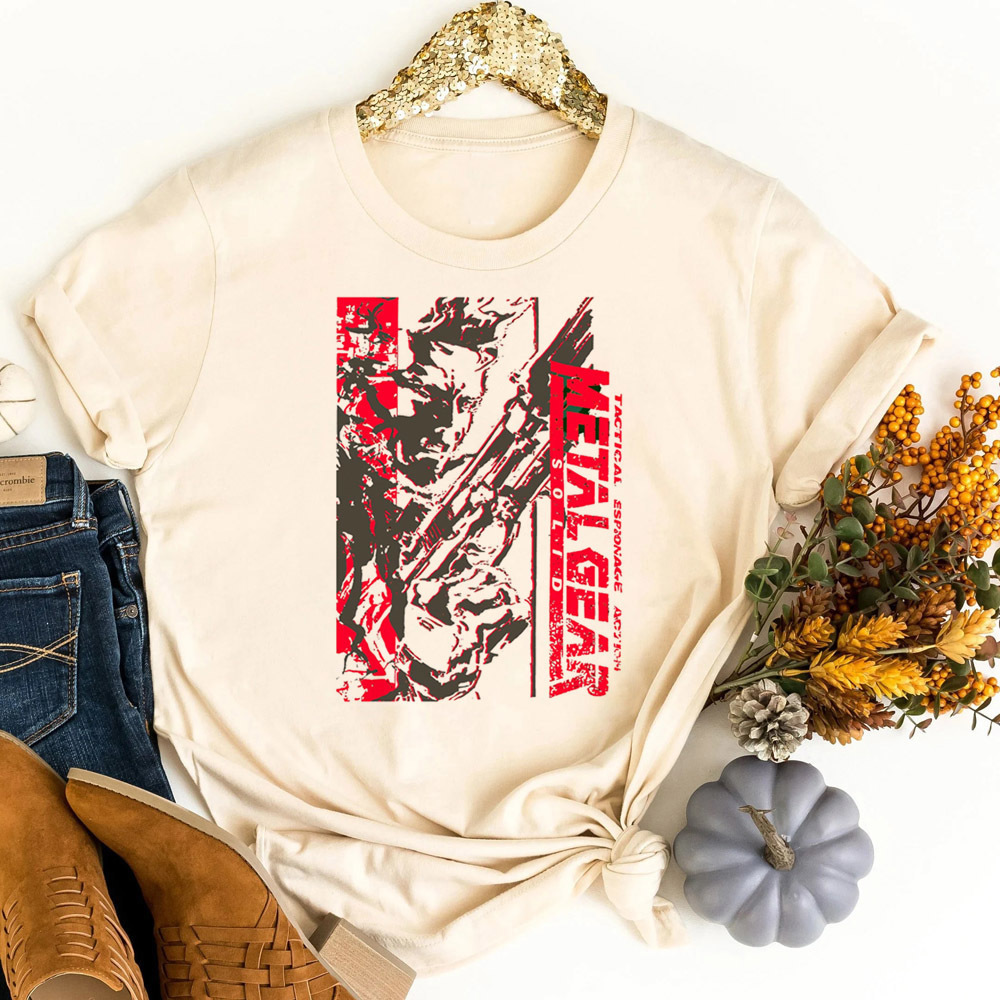 Vintage Fashion For Sale - Camiseta Metal Gear Solid para adolescentes,