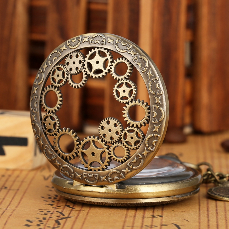 Vintage Fashion Tags - Collar con colgante Reloj de bolsillo