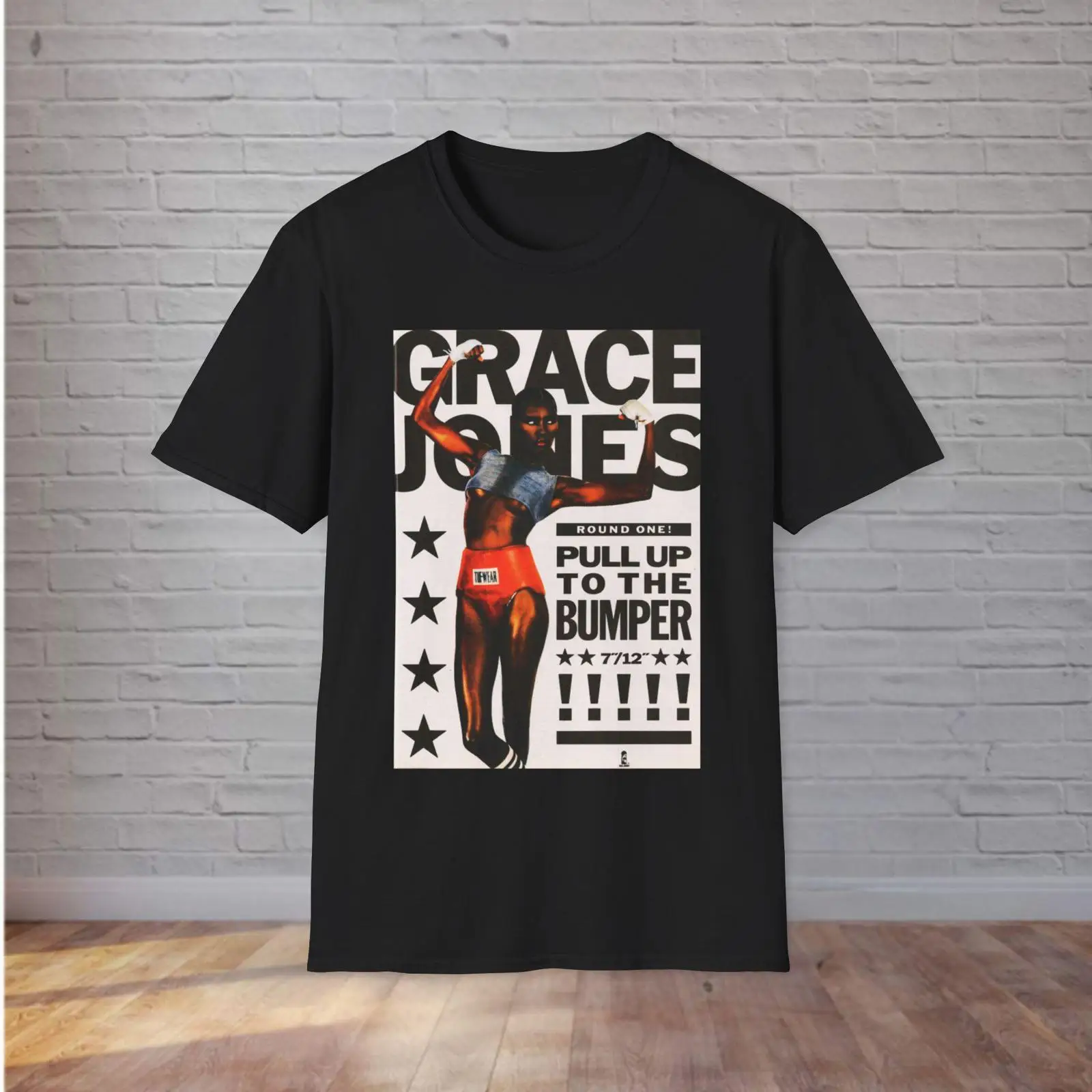 Vintage Fashion Pop Up - Camiseta informal vintage de Grace Jones