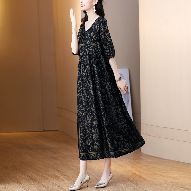 ZUOMAN-Vestido Midi bohemio am - Vintage Fashion Runway reseña y precio