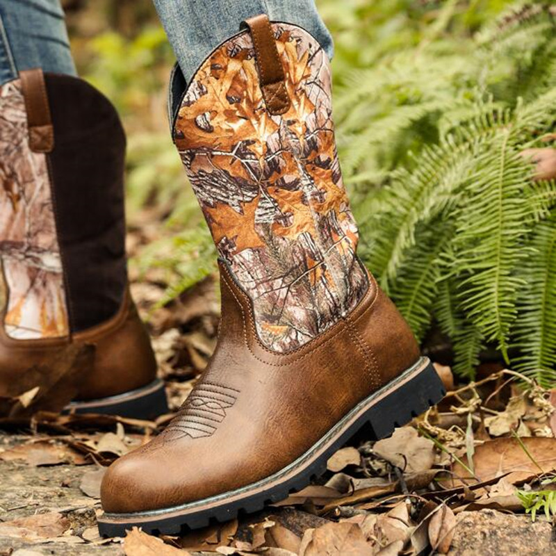 Botas de vaquero góticas de di - Vintage Fashion Mens reseña y precio