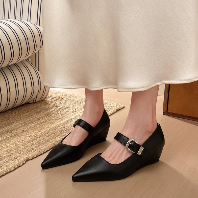 Zapatos de Tacón de Cuña con C - Vintage Slip Dress reseña y precio