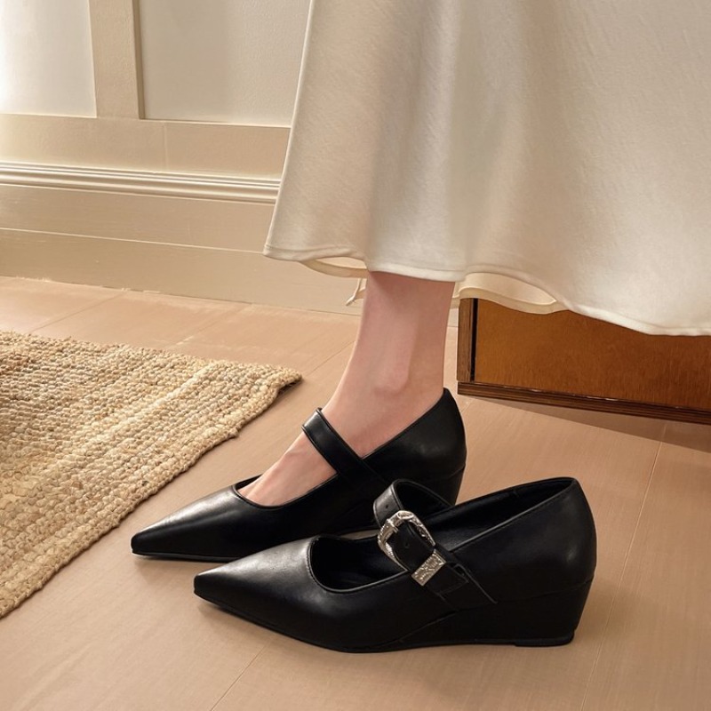Zapatos de Tacón de Cuña con C - Vintage Slip Dress reseña y precio