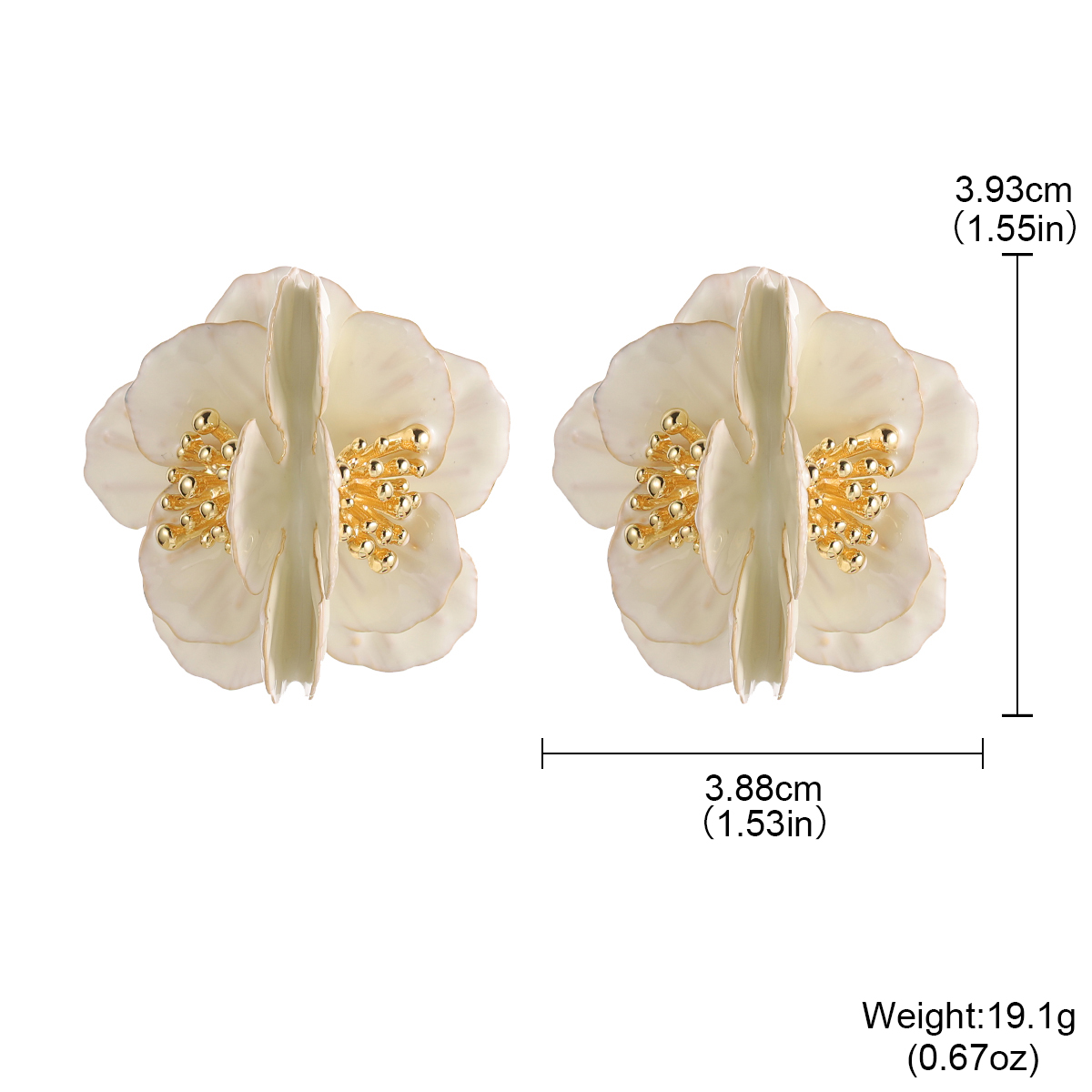 Pendientes de botón llamativos - Vintage Fashion Runway reseña y precio