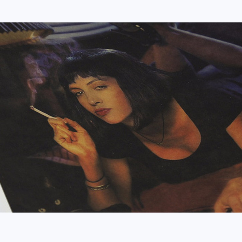 Pulp Fiction-Póster Vintage Re - Vintage Fashion Wallpaper reseña y precio