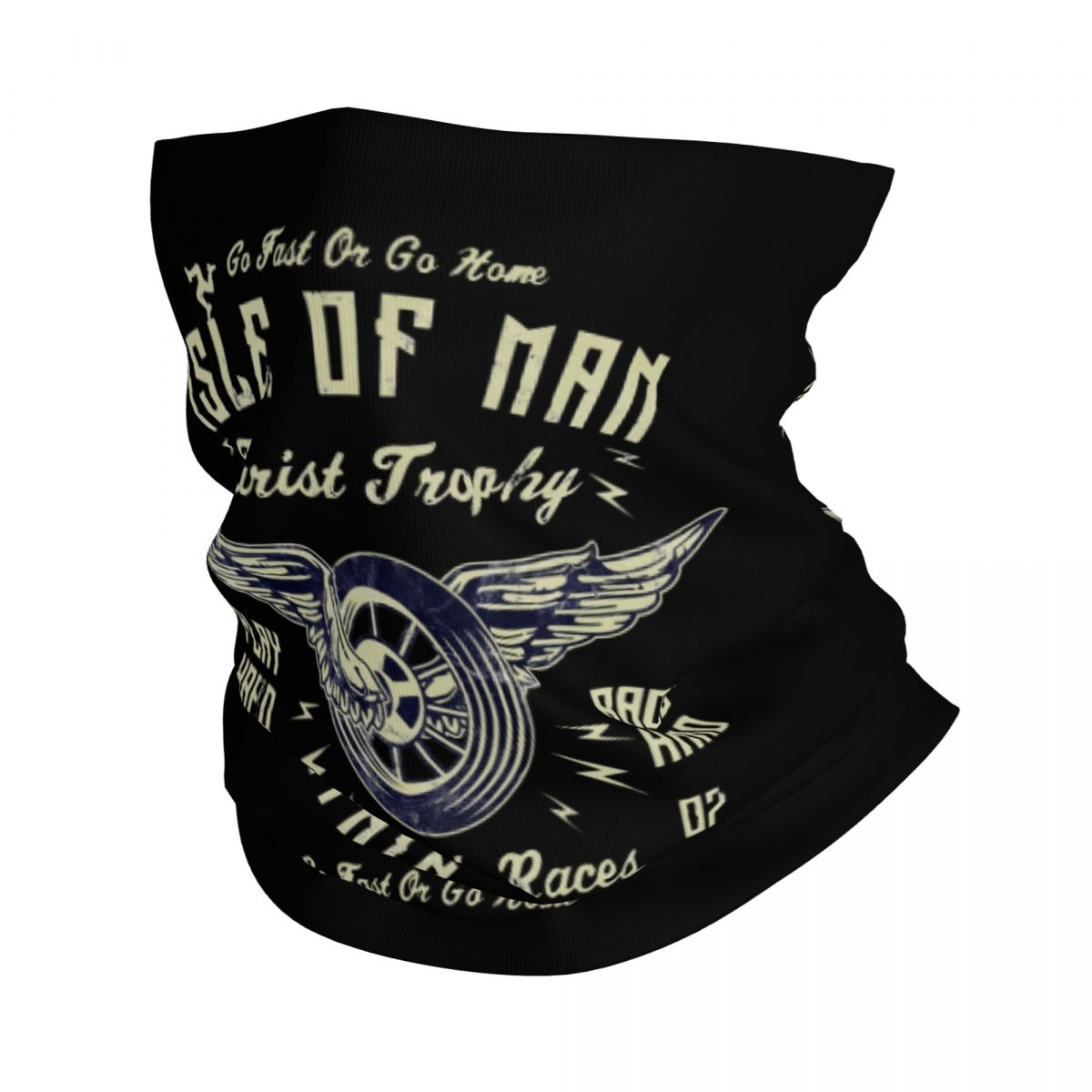 Isle Of Man Racing-Bandana Vin - Vintage Fashion Wheel reseña y precio