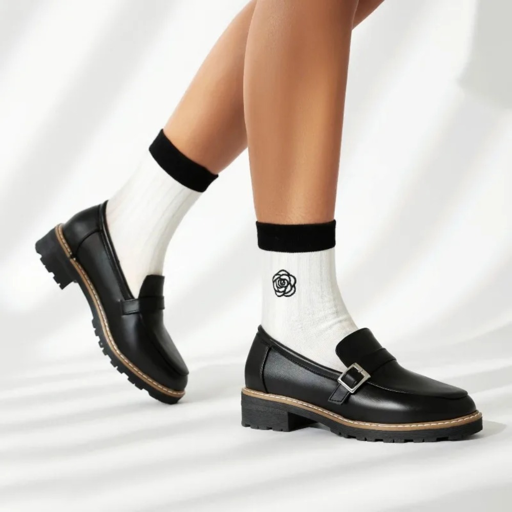 Mocasines de Mujer Negros de C - Vintage Slip Dress reseña y precio