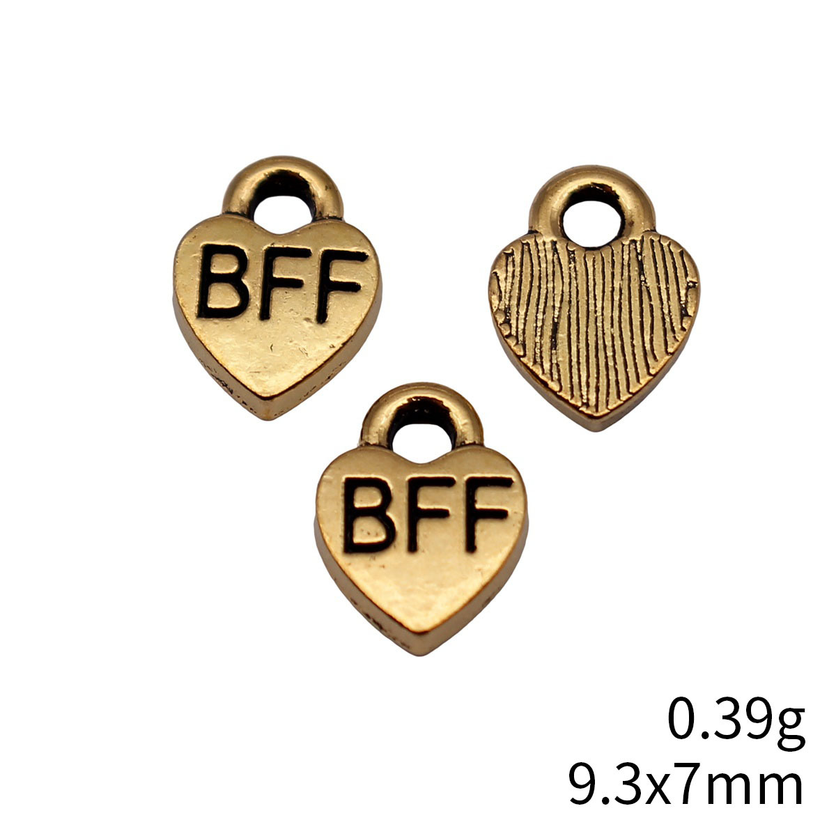 40 Piezas de Dijes de Corazón  - Vintage Fashion Tags reseña y precio