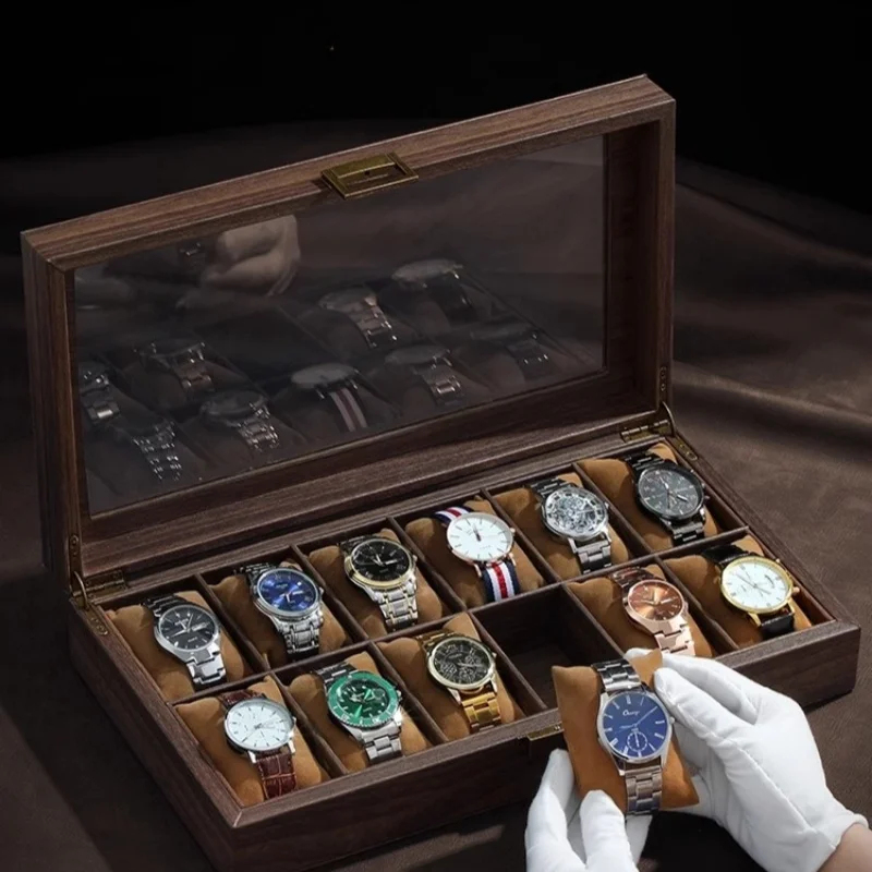 Caja de reloj de cuero Pu con  - Vintage Fashion Tags reseña y precio