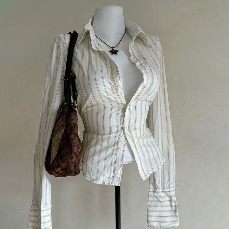 NOVEDAD DE VERANO 2025, camisa - Vintage Fashion Korea reseña y precio