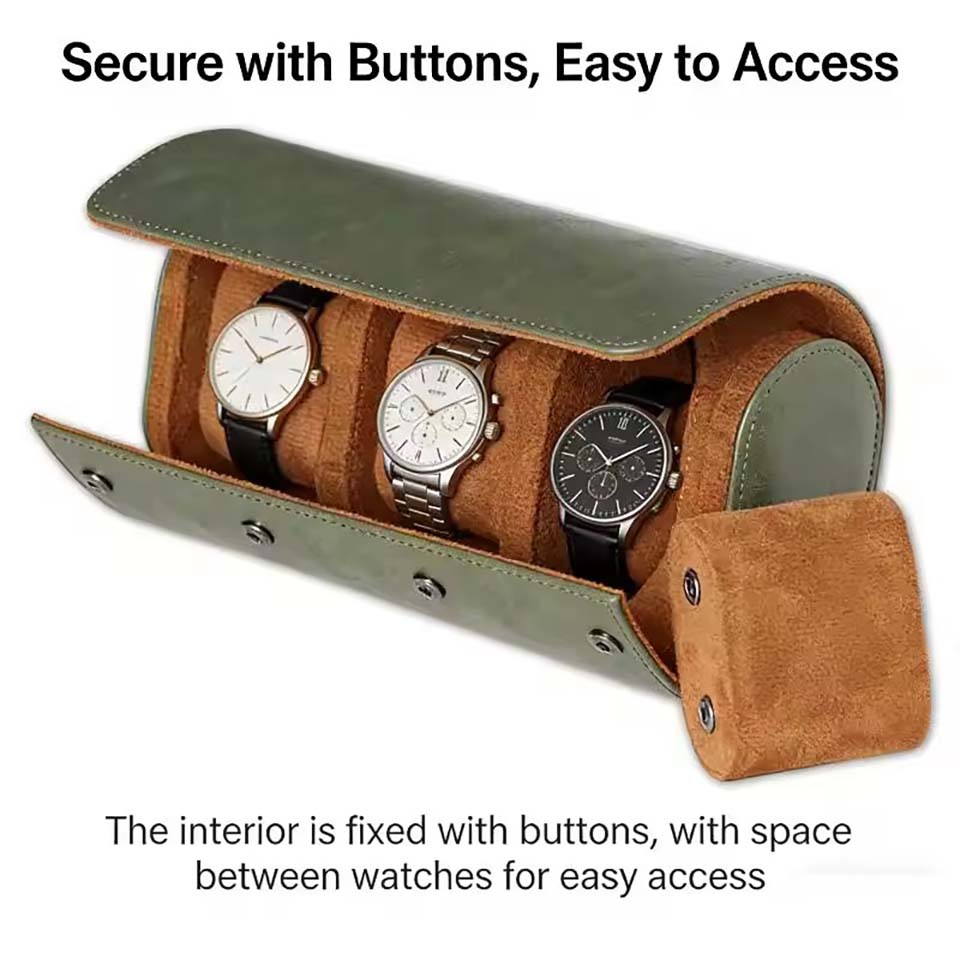 Estuche de Viaje para Relojes, - Vintage Fashion Tags reseña y precio