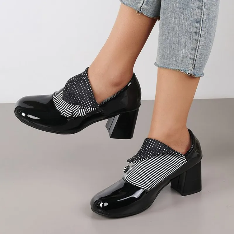Zapatos de Tacón Ancho para Mu - Vintage Slip Dress reseña y precio
