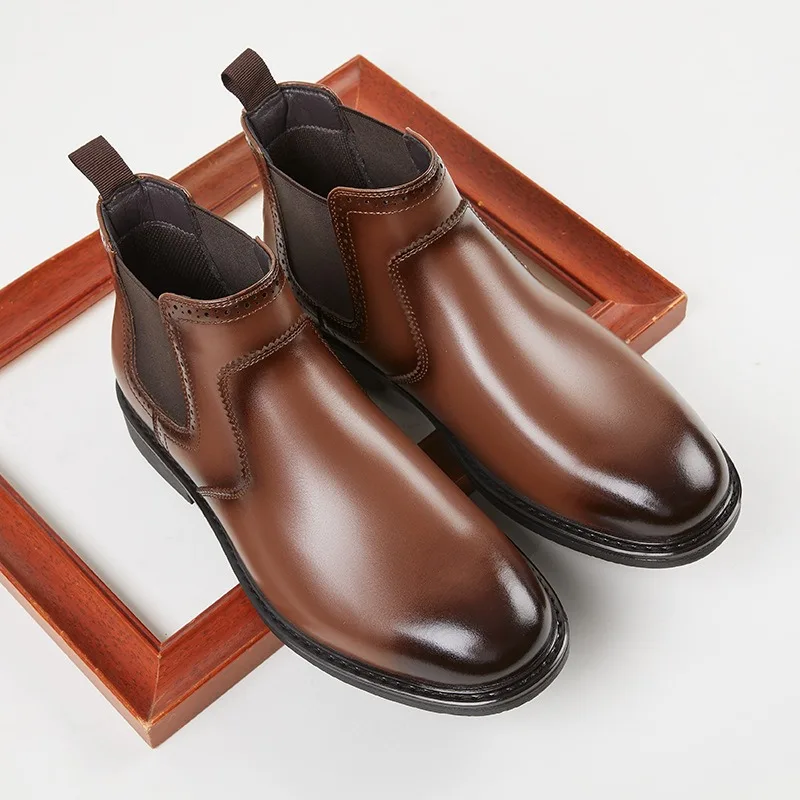 Botas Oxford de cuero Vintage  - Vintage Fashion Mens reseña y precio