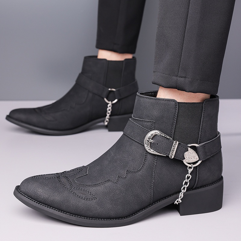 Botas de Vaquero Retro de Moda - Vintage Fashion Mens reseña y precio