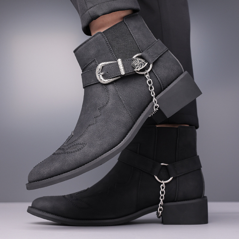 Botas de Vaquero Retro de Moda - Vintage Fashion Mens reseña y precio