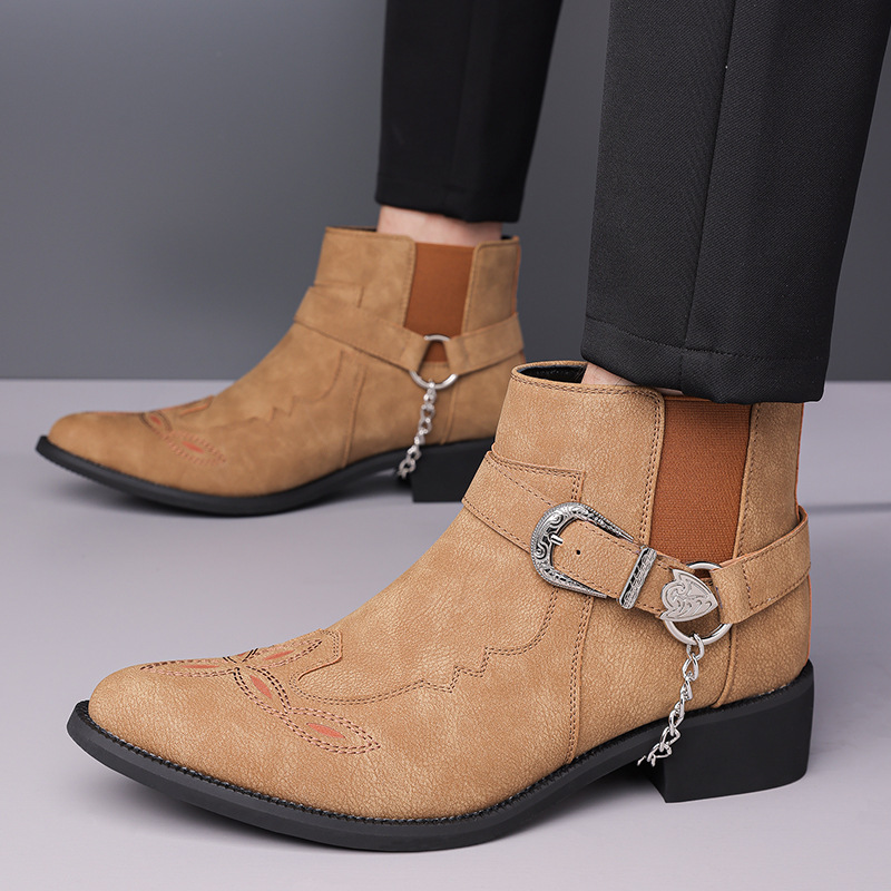 Botas de Vaquero Retro de Moda - Vintage Fashion Mens reseña y precio