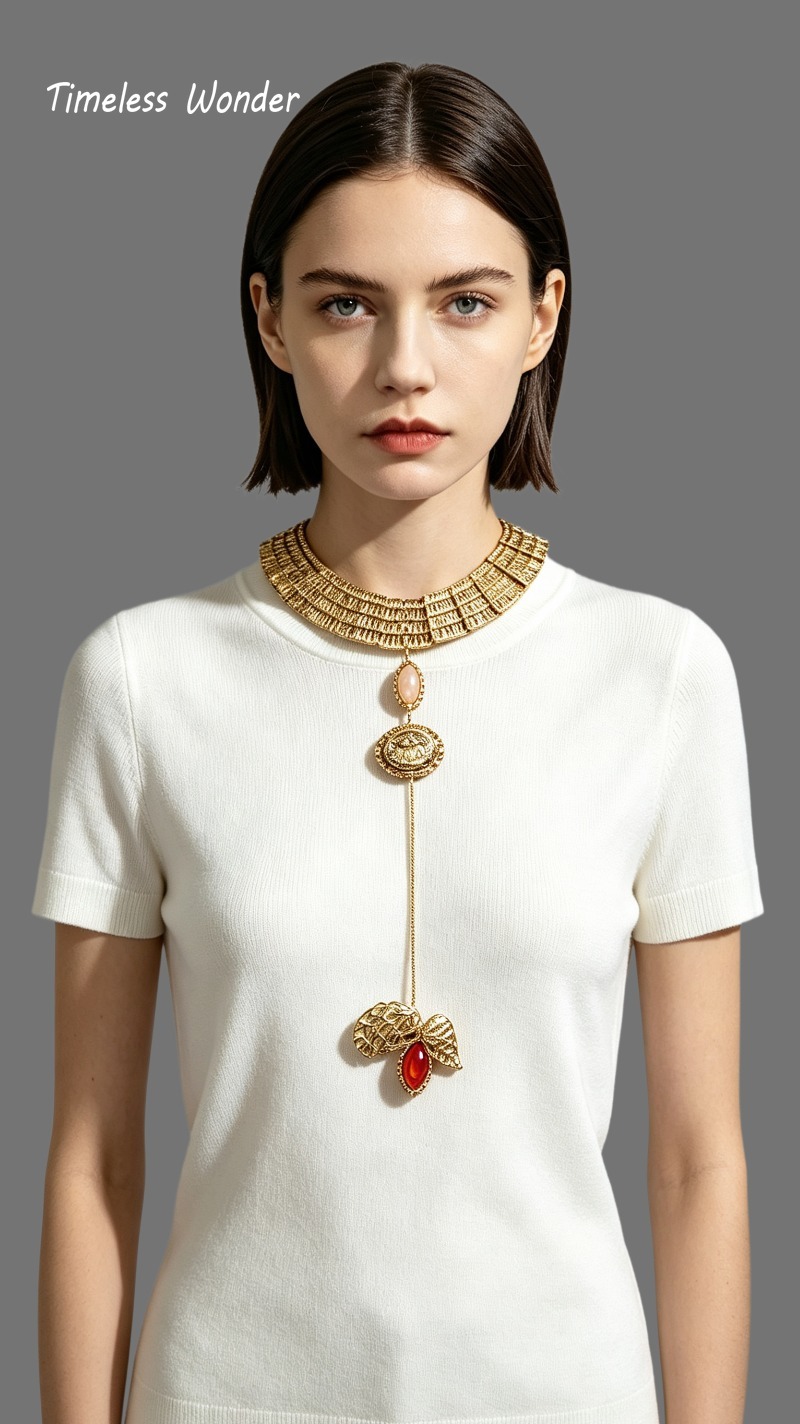 Timeless Wonder - Collar con b - Vintage Fashion Runway reseña y precio