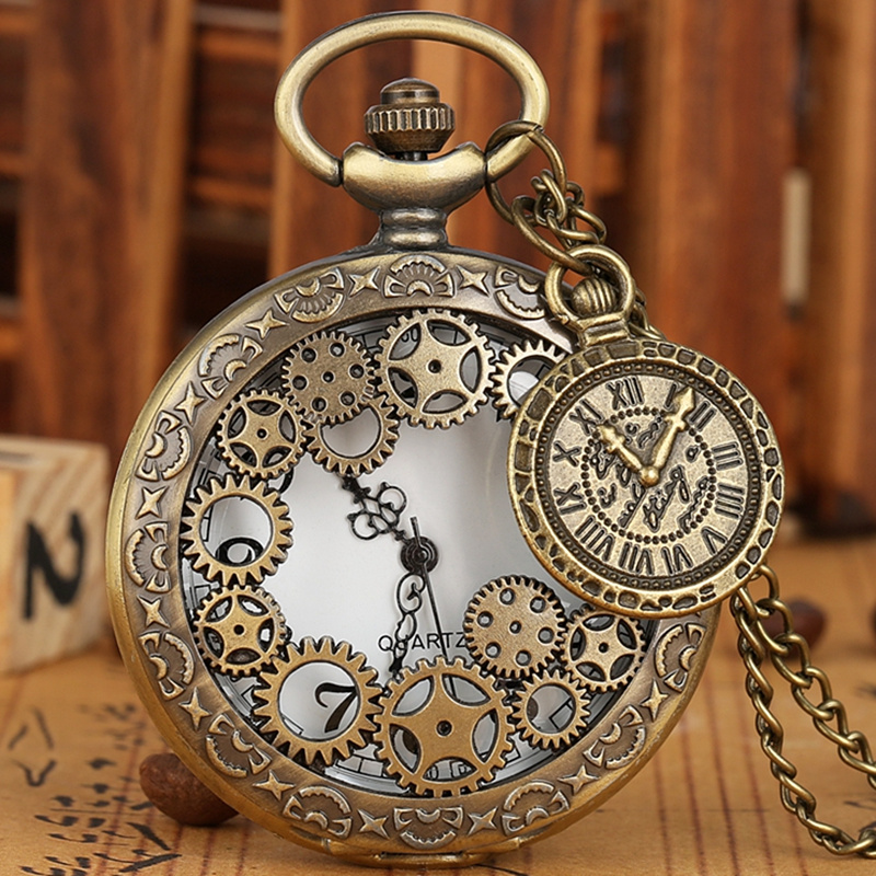 Collar con colgante Reloj de b - Vintage Fashion Tags reseña y precio
