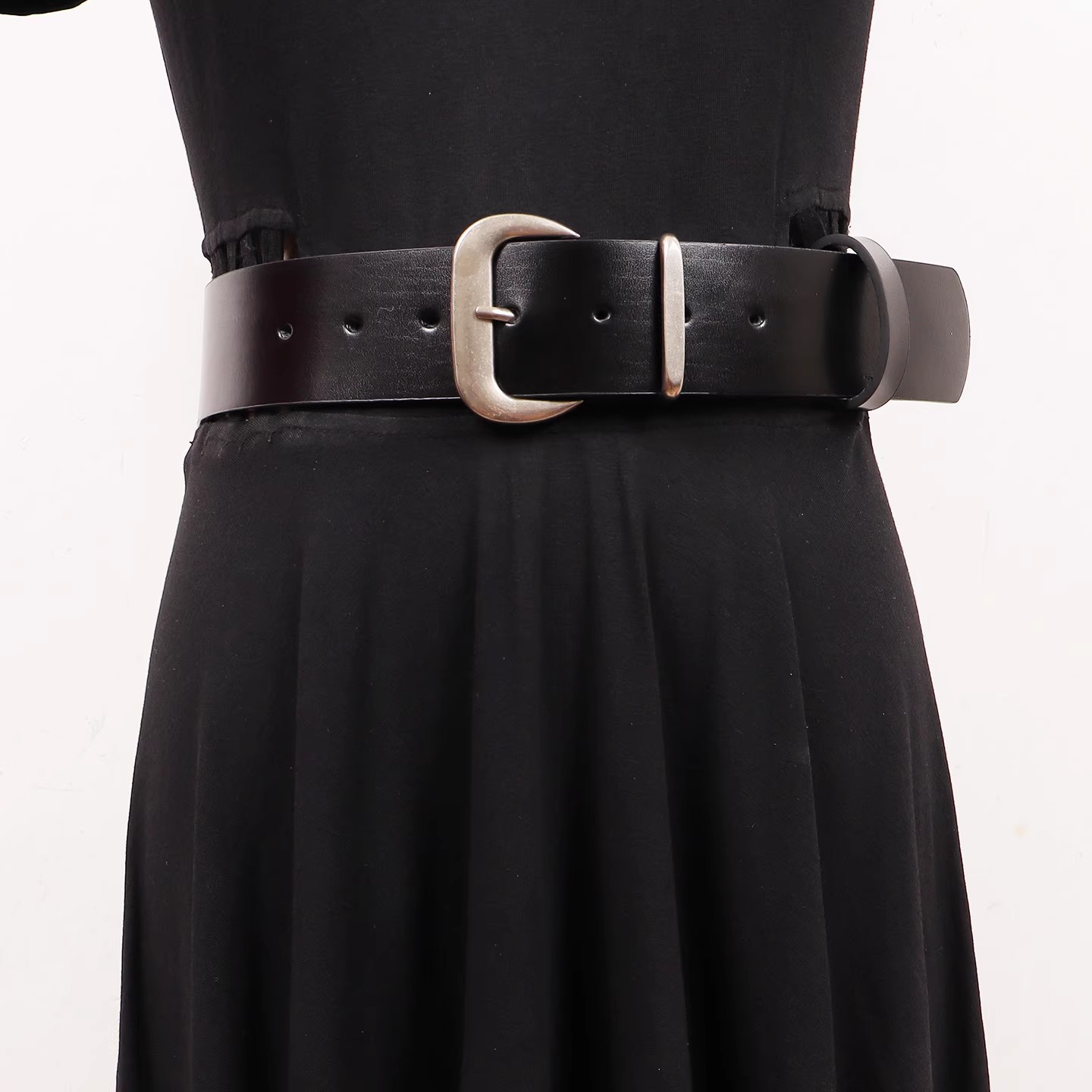 Faja de cuero genuino Vintage  - Vintage Fashion Runway reseña y precio