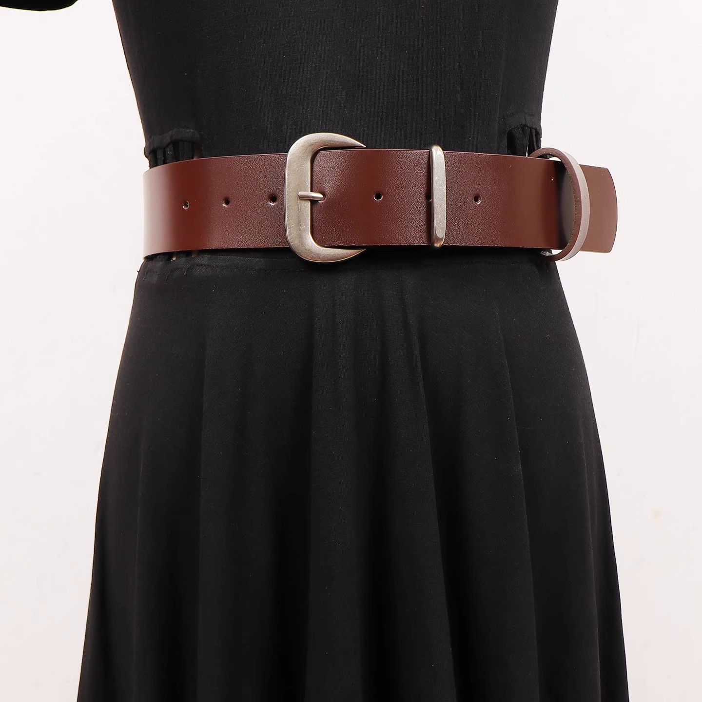 Faja de cuero genuino Vintage  - Vintage Fashion Runway reseña y precio