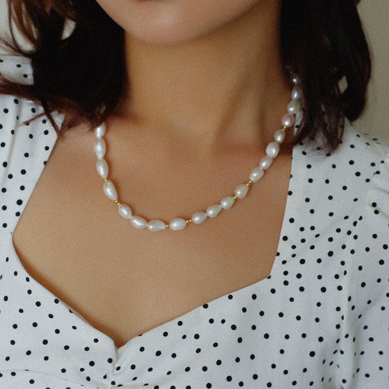 Collar de cadena de cuentas de - Vintage Fashion Runway reseña y precio