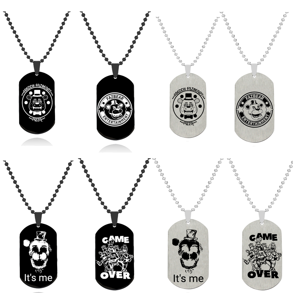 Collar de acero inoxidable con - Vintage Fashion Tags reseña y precio