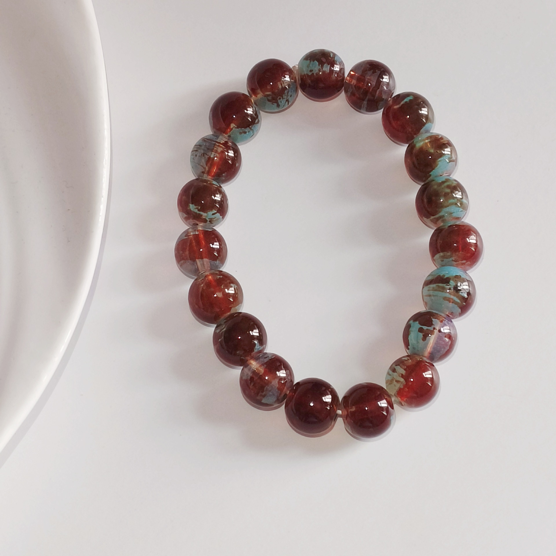 Pulsera de cuentas redondas si - Vintage Fashion Pop Up reseña y precio