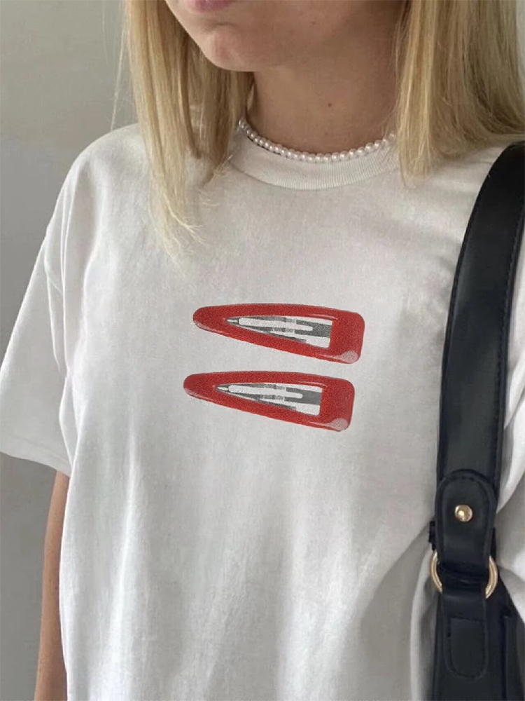 Camiseta de algodón con gráfic - Vintage Fashion Pinterest reseña y precio