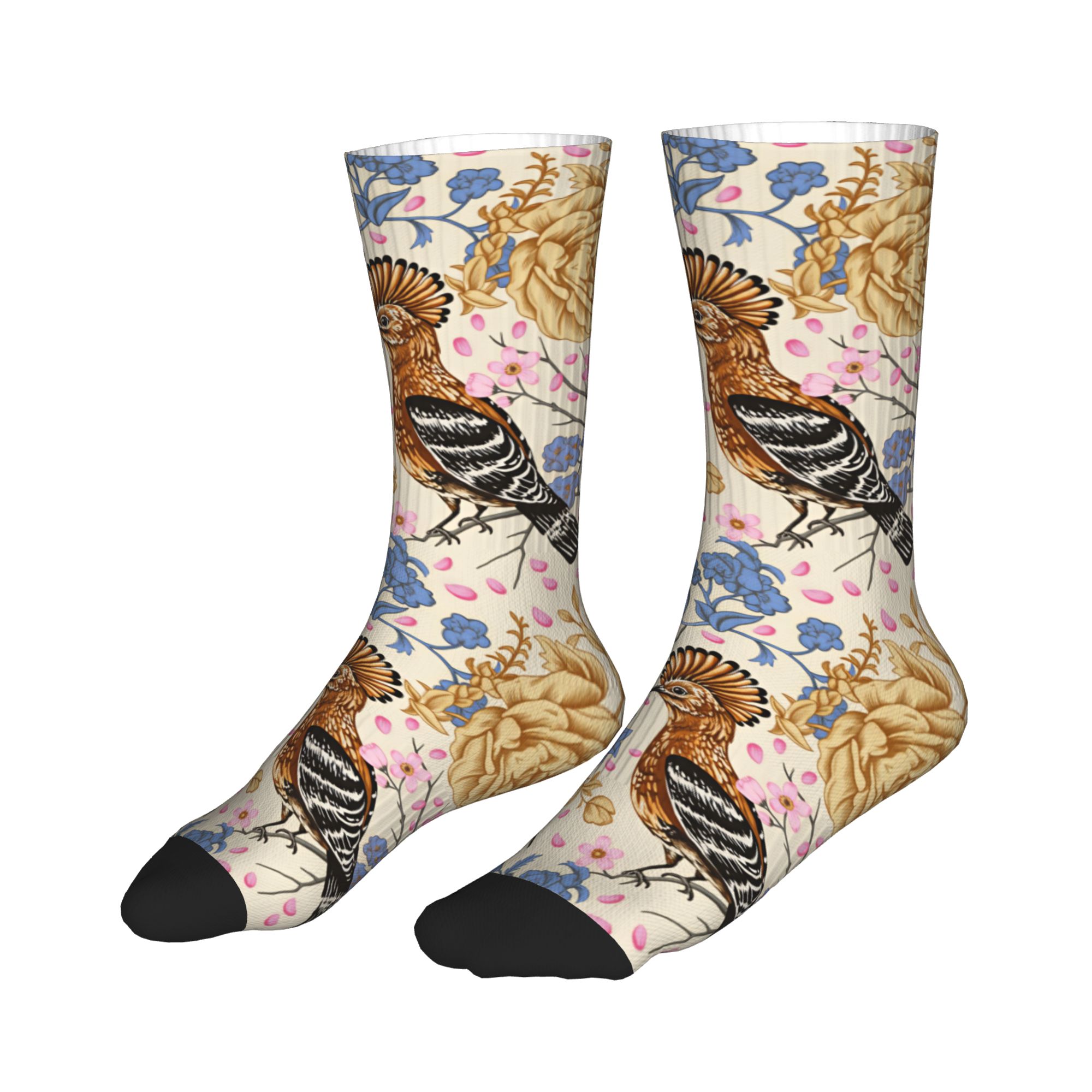 Hoopoe Bird Blue Peony - Calce - Vintage Fashion Mens reseña y precio