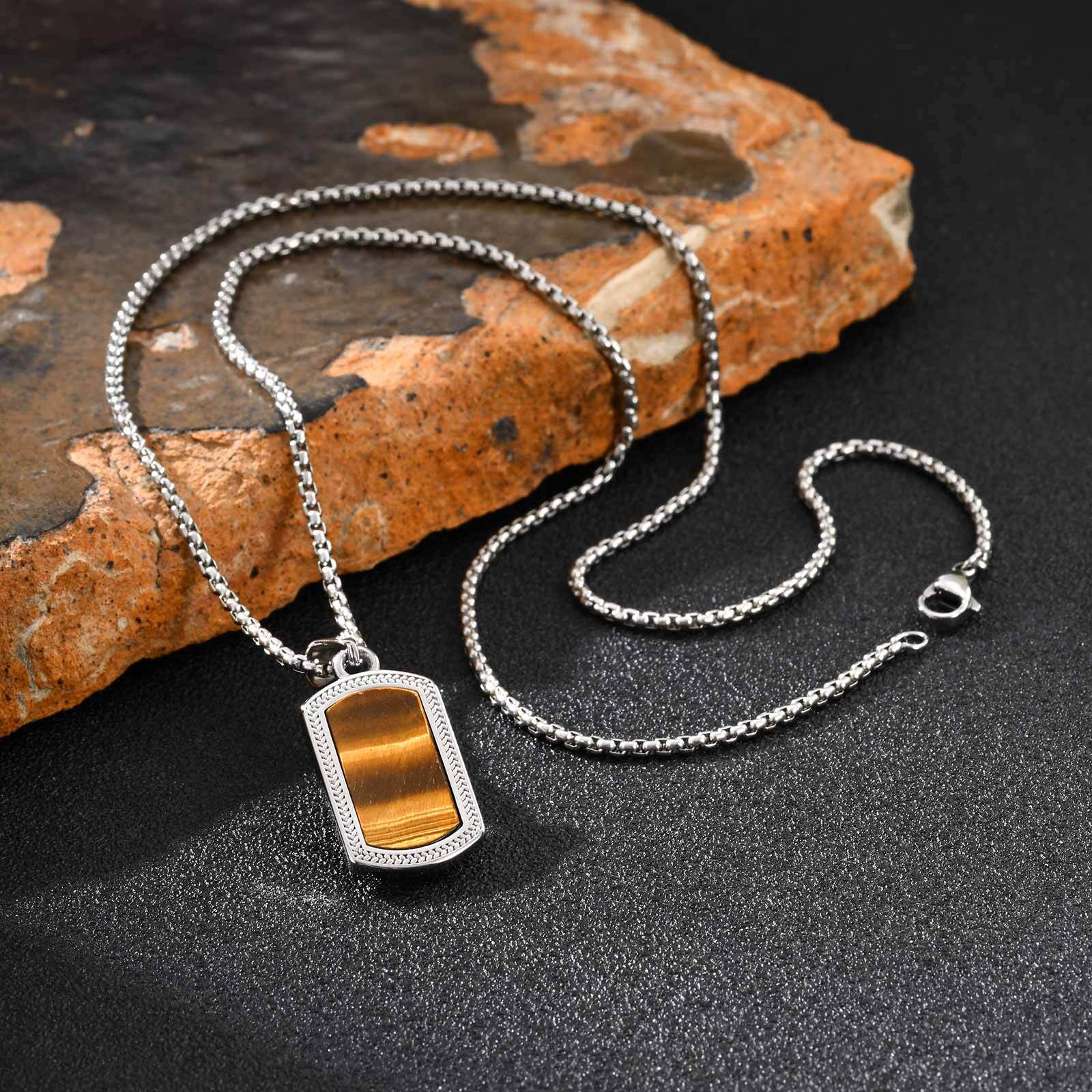 Vnox Collar con colgante de pi - Vintage Fashion Tags reseña y precio